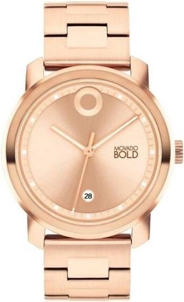 Movado Trend Propel Quartz Rose Gold Dial Ladies Watch 3600991
