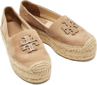 Tory Burch Espadrillas in pelle scamosciata - Toni neutri