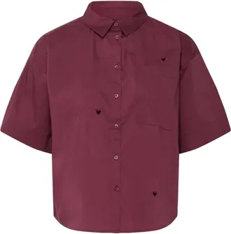 Ichi Mujer, Blusas y Camisas, Rojo, Talla: S