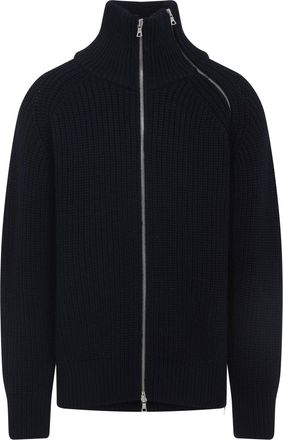 Dries Van Noten Black Monty Bis Wool Pullover-Uomo