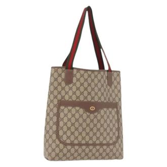 Gucci Bolso Tote Pre-owned Vintage - Pre-owned - Mujer - Beige - ONE SIZE