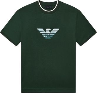 Emporio Armani Green Crew Neck T-Shirt