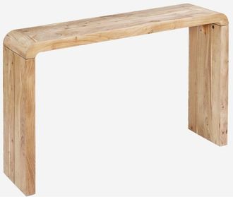 Sweeek Consola Ex&oacute;tica De Madera De Acacia, 120cm