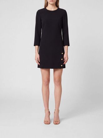 Twinset Long-Sleeved Cr&ecirc;pe Sheath Mini Dress