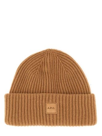 A.P.C. A. P.C. Beanie Hat With Logo