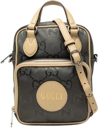 Gucci Pre-owned Vintage Mini Bag - Dames - Vintage Mini Tas - Grijs - ONE Size - Leer - Vintage