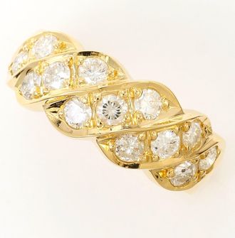 C&A Yellow Gold Yellow Gold (18K) Band Ring (Pre-Owned)