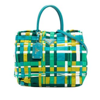Prada Pre-owned Tote Bags, female, Multicolor, Size: ONE SIZE Pre-owned Vintage Satchel