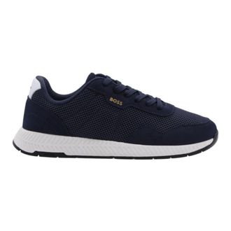 HUGO BOSS Heren, Schoenen, Blauw, Maat: 45 EU