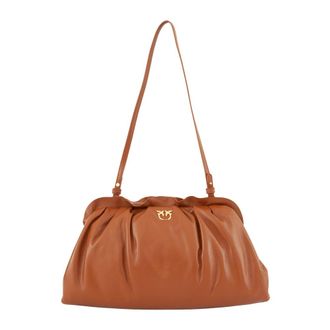 Pinko Pinko, Dames, Tassen, Bruin, Maat: ONE Size Leer