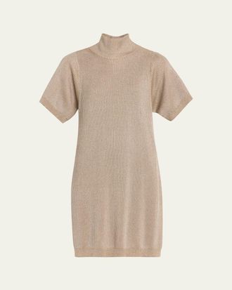 Brunello Cucinelli Sparkling Cotton Mini Dress