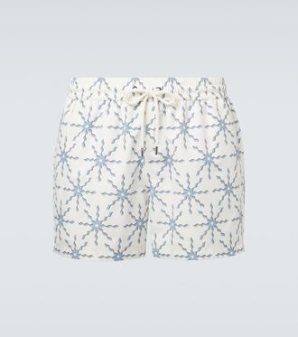 Frescobol Carioca Rio printed swim trunks