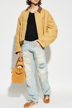 Acne Studios Jeans With Vintage Effect, Mens, Blue