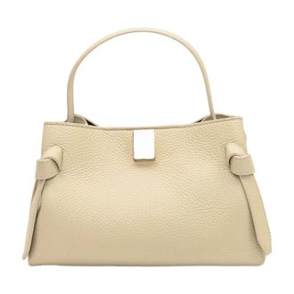 Yuzefi Handbags, female, Beige, Size: ONE SIZE Gyoza Mini