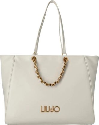 Liu Jo Shopping Tote - Dames - Shoppers - Beige - ONE Size - Tassen