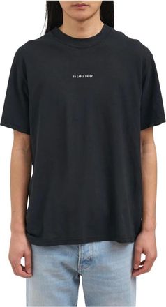44 Label Group Camiseta de Manga Corta con Logo Bordado - Tops - Hombre - Negro - S