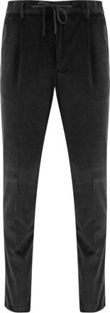 Tagliatore P-Newman Stretch Katoen Fluweel Broek - Heren - Slim Fit Broeken - Zwart - 2XL - Katoen - Broeken