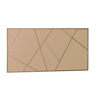 Hanah Home Espejo De Madera <> - 120 X 60 Cm - Bronce