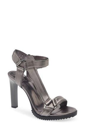 DKNY Bayli Ankle Strap Sandal in Gunmetal at Nordstrom Rack, Size 9.5