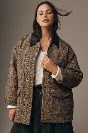 Pilcro Wool Blend Barn Jacket