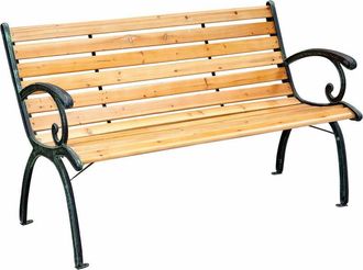 Milani Home Milani Home - gine long - panca in legno e ghisa