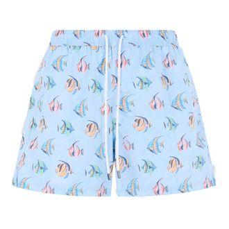 Fedeli Beachwear, male, Blue, Size: XL Madeira Swim Shorts