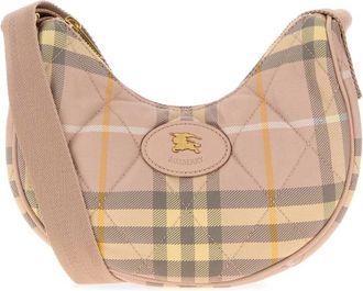 Burberry Geborduurde Crossbody Tas van Stof - Dames - Schoudertassen - Veelkleurig - ONE Size - Tassen