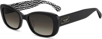 Kate Spade New York Beryl Zonnebril - Dames - Zonnebrillen - Zwart - 53 MM - Accessoires