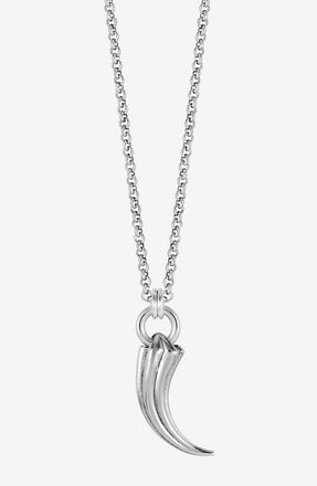 Dower & Hall Mens Talisman Tusk Pendant in Sterling Silver at Nordstrom, Size 22