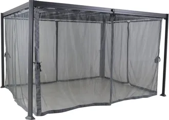Hesperide Hesperide - Mosquitera Para Cenador Belize Gris - Para Belice 132373 Poli&eacute;ster (4 Mosquiteras) - Hesp&eacute;ride