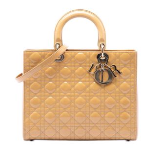 Dior Pre-owned Dior Large Patent Cannage Lady Dior Ladies AQ2R15QKFBTJFKSO