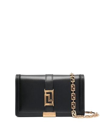Versace Borsa mini Greca Goddess - Nero