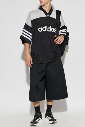 adidas Oversize T-shirt With Logo, Mens, Black