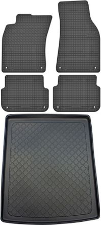 OEM Juego De Alfombrillas De Goma Para Coche Y Maletero Para Audi A6 C6 Kombi (2004-05.2006)