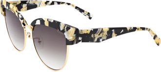 Escada Womens 58 mm Black Sunglasses