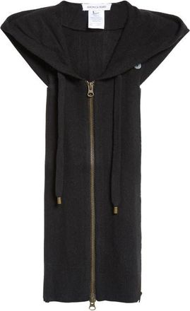 Veronica Beard Cashmere Hoodie Dickey in Black at Nordstrom