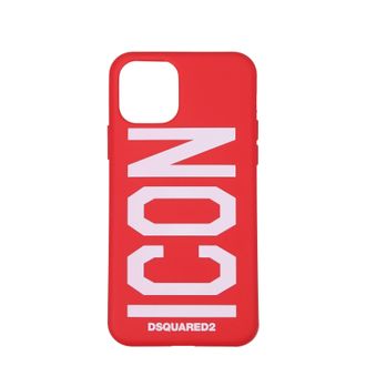 Dsquared2 I Handyh&uuml;lle f&uuml;r I Phone 11 Pro Damens Thermoplastisches Rot