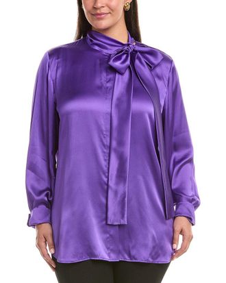 Marina Rinaldi Plus Rey Silk Shirt
