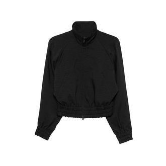 Yohji Yamamoto Button-detail Elasticated-waist Jacket