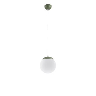 Sollux Lighting L&aacute;mpara colgantes verde oliva acero/vidrio alt. 110 cm