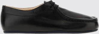 Jil Sander Scarpe Derby in pelle liscia con interni in shearling e suola in gomma