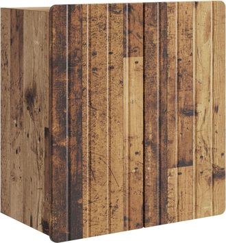 vidaXL Armario De Pared Madera Envejecida 59 X 31 X 64 Cm Vidaxl