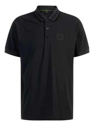 HUGO BOSS rib paddy polo shirt - Blue