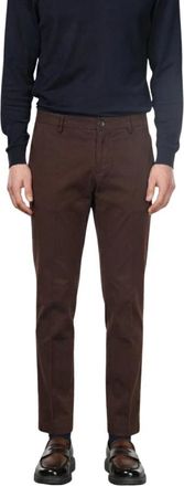 Mason's Milano Chino - Heren - Chinos - Bruin - XS - Katoen - Broeken