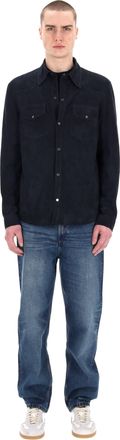 Salvatore Santoro Superlight Suede Overshirt