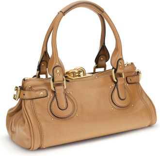 Chlo&eacute; Womens Paddington Bag Mustang Brown Buffalo Shoulder