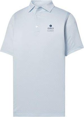FootJoy Mens FootJoy Light Blue The Zurich Classic ProDry Loop Print Lisle Polo at Nordstrom, Size X-Large