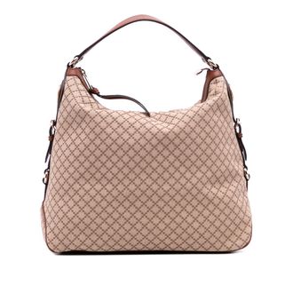 Gucci Pre-owned Womens Canvas Hobo Bag - Tan Textile - One Size