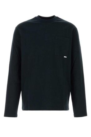Jil Sander Black Solid Crew Neck T-Shirt