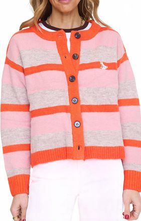 FRNCH Danaine Cardigan In Pink